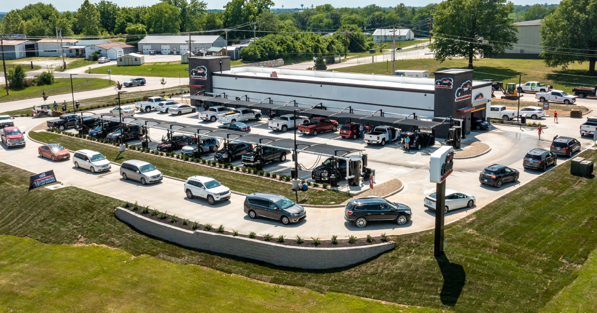 Detected THE Ultimate Club Car Wash Overlooking Your Neighborhood